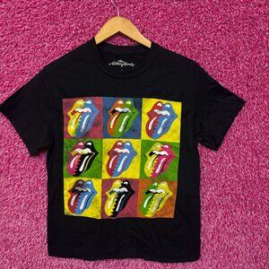 The Rolling Stones Andy Warhol Style Pop Art Hot Lips Rock  S